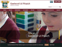 Tablet Screenshot of gaelscoiluifhiaich.ie